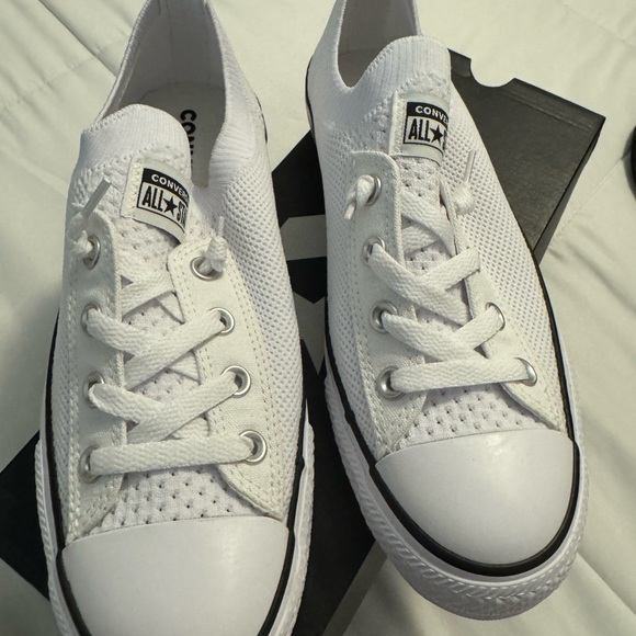 Converse Shoes - Converse All Star White Mesh Low-Tops women’s size 9 New in box and never worn